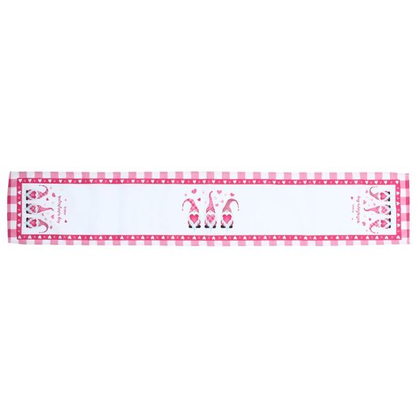 

table cloth 1pc lovely gnomes runner valentine's day decorative tablecloth cover
