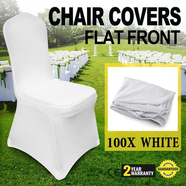 

chair covers wedding 100pcs spandex stretch white