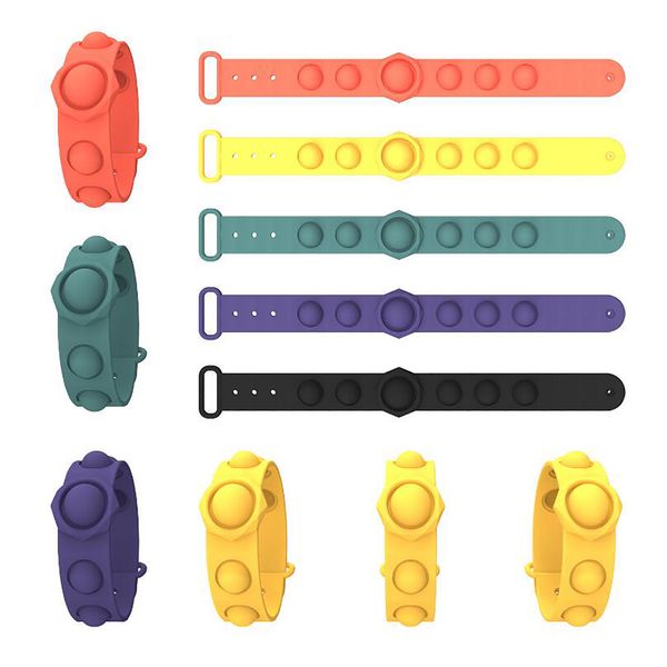 

push bubble sensory fidget bracelet toy,pop it fidget toy,a great way to relax and keep busy for kids and adults