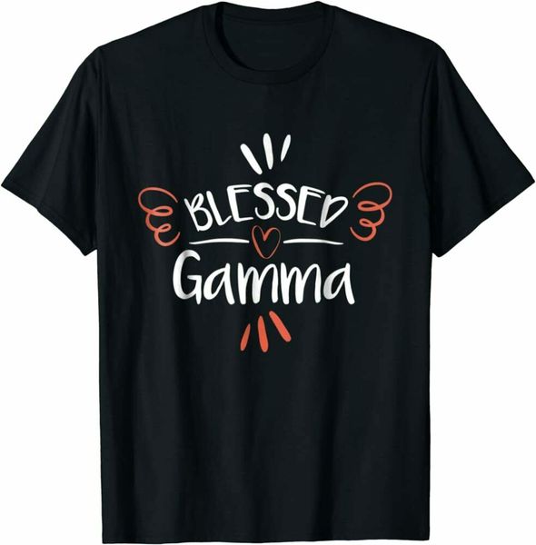 

blessed gamma mothers day grandma gamma t-shirt tshirt size s-5xl, White;black