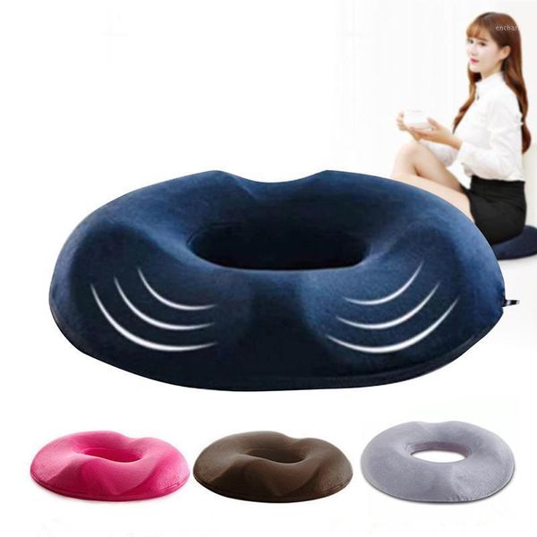 Cuscino/Cuscino decorativo Cuscino per sedile da ufficio Divano Memory foam per emorroidi Anti massaggio Coccige Tessili per la casa per auto