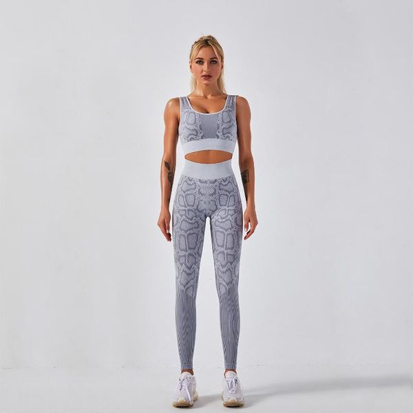 

yoga outfit 2pcs seamless set sportswear sports bra+leggings fitness pants gym running suit exercise clothing athletic drop
