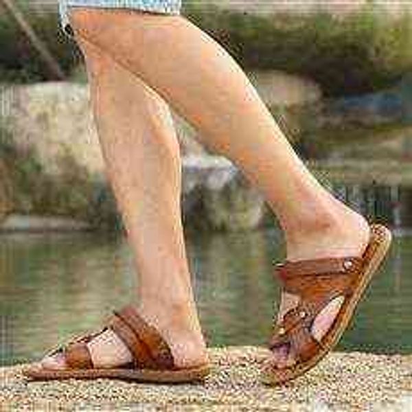 

tangzuo shoes 1007 sandals, , 38-43 standard shoe size, layer leather, Black