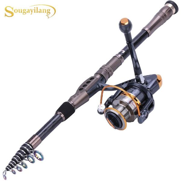 

sougayilang 1.8-3.6m spinning fishing combo ultralight carbon fiber surf rod and 13+1bb reel for saltwater freshwater boat rods