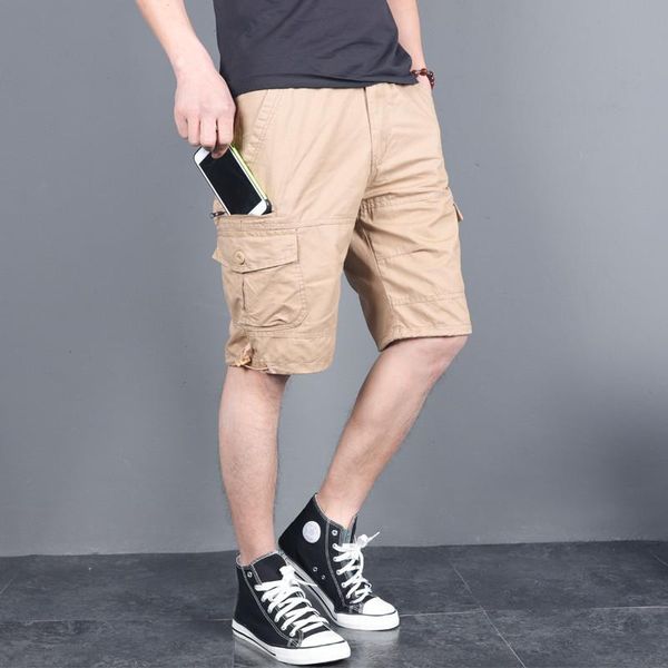 

men's shorts mrmt 2021 brand summer leisure loose pants five minutes trousers short for male beach, White;black