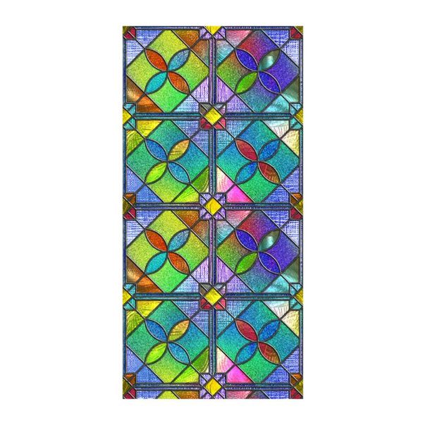 

storage bags 1pc window privacy film glass cling decorative decal