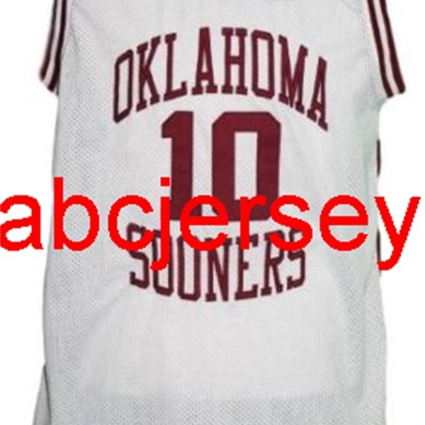 

men women youth #10 mookie blaylock oklahoma sooners college retro basketball jersey embroidery stitched custom any number and name ncaa xs-, Black