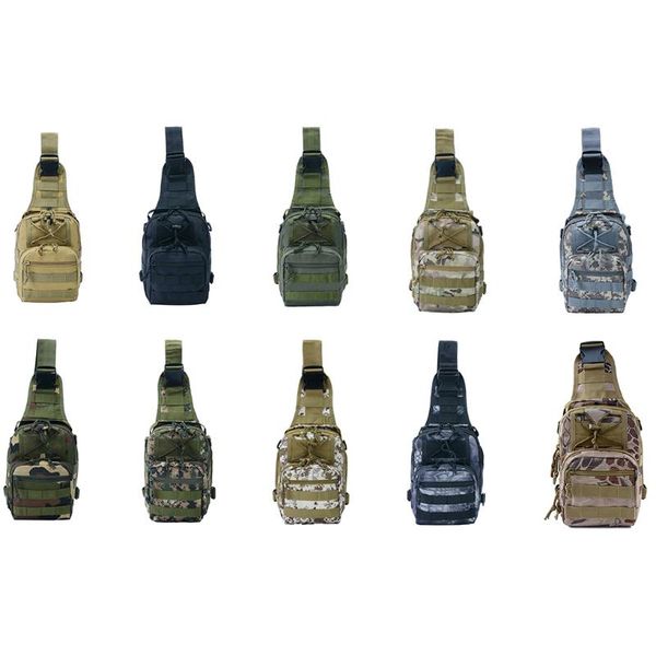 

oxford fabric chest bag sports cycling crossbody camouflage outdoor shoulder pouch bags