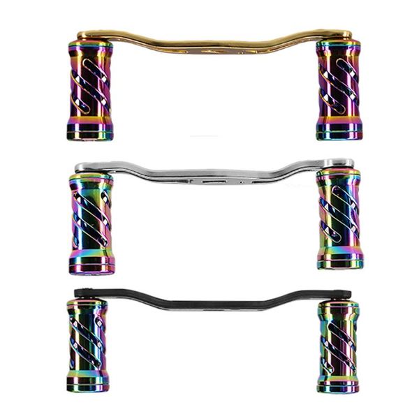 

carbon lure reel diy modified colorful handle knobs rocker rock baitcasting fishing right left hand water drop wheel tool reels