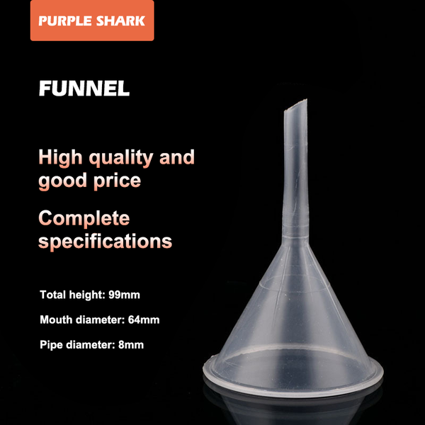 

lab supplies 5pcs 75mm paratory funnel transparent pp laboratory dedicated corrosion-resistant plastic