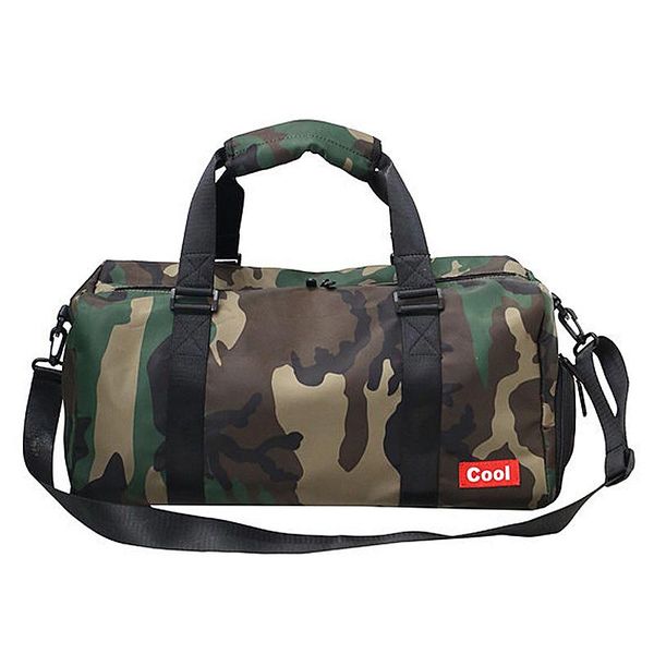 

outdoor bags waterproof nylon sports gym men women training fitness travel handbag yoga mat sport bag with shoes compartment