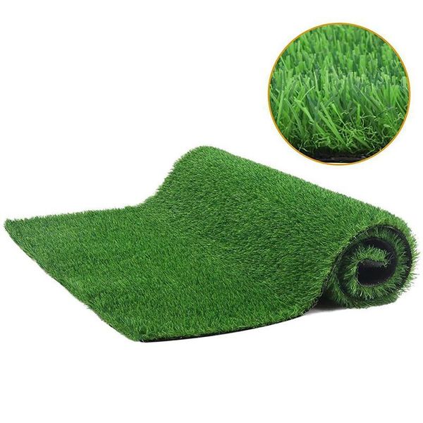 

decorative flowers & wreaths 2 size artificial lawn fake grass pp mat green turf carpet pad diy craft outdoor garden floor decoration for ho