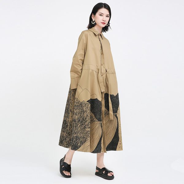 

2021 women's casual fashion long sleeve frilly dress shreds high streetwear ladies'cloths, Black;gray