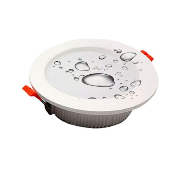 Downlights 220V LED Downlight Dimmbar Wasserdicht Chip 5W 7W 9W 12W 15W 20W 24W Natürlich Warm Kalt Weiß Schwarz Küche Badezimmer Toilette Lampe