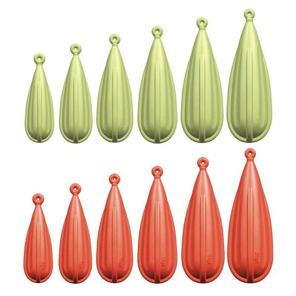 

fishing accessories 6pcs practice plug pvc casting drop