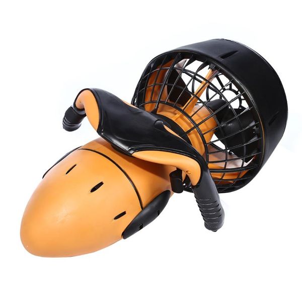 

lectric underwater propeller sea scooter surfing diving tool air pump 24v 6ah lead-acid battery 300w masks