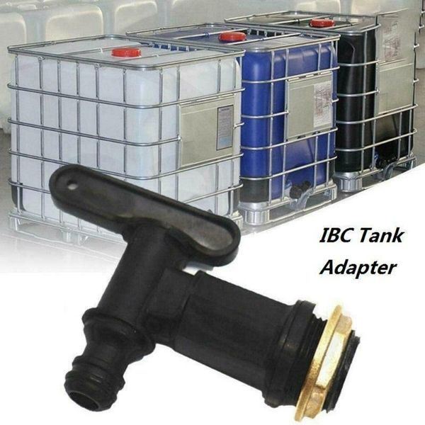 

1/2pcs plastic tap and nut for water burain barrel quality snap fit black hose pipe connector watering equipments