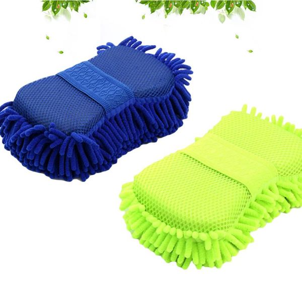 

2pcs car wash brushes microfiber motorcycle washer care cleaning sponge