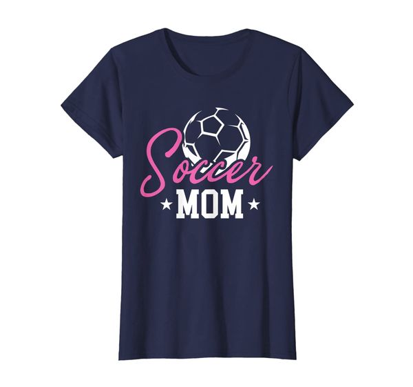 

Womens Women Soccer Mom Letter Print Football T-Shirt, Mainly pictures