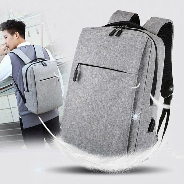 

backpack men's usb charging outdoor travel bag anti-theft lapschool