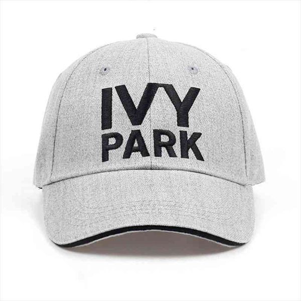 

ivy park baseball cap beyonce sporty style cotton hemp ash hat snapback for women man brand embroidery ivypark, Blue;gray