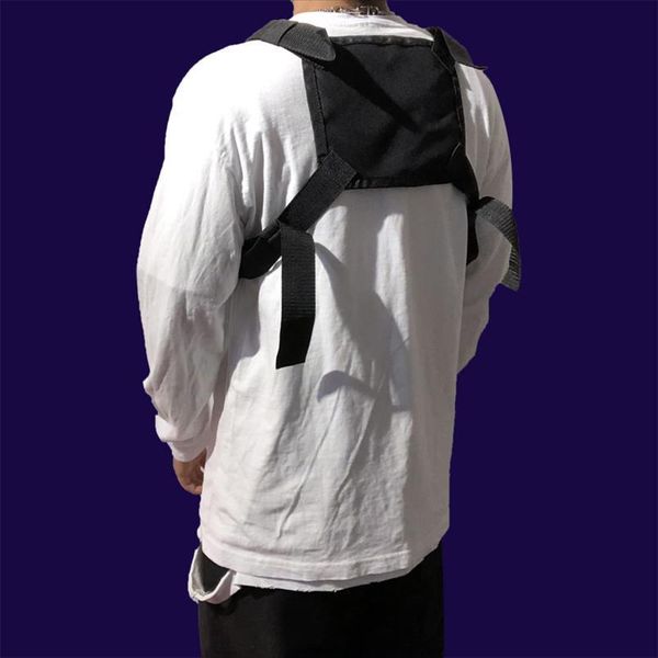 

men chest ring bag boy tactical vest backpack fashion waist fanny pack waistcoat bags 030373