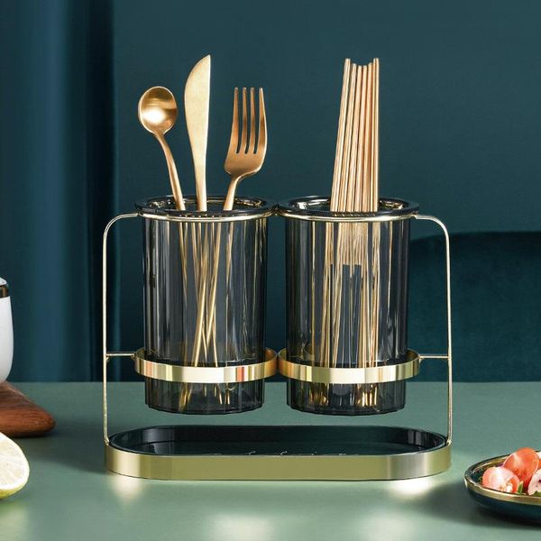 

kitchen storage & organization cutlery knife block holder knives fork spoons rack stand tray organizer