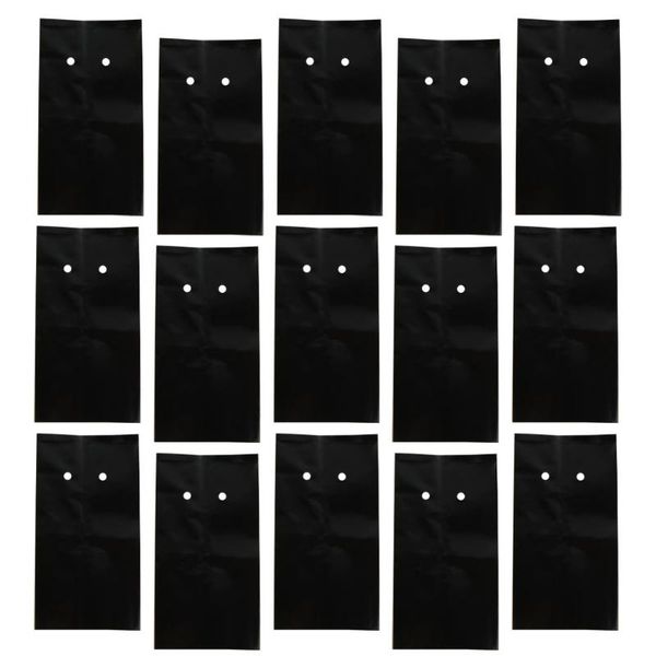 

planters & pots 100 pcs thin pe plastic nursery bags plant grow fabric with breathable holes for home farming gardening supplies