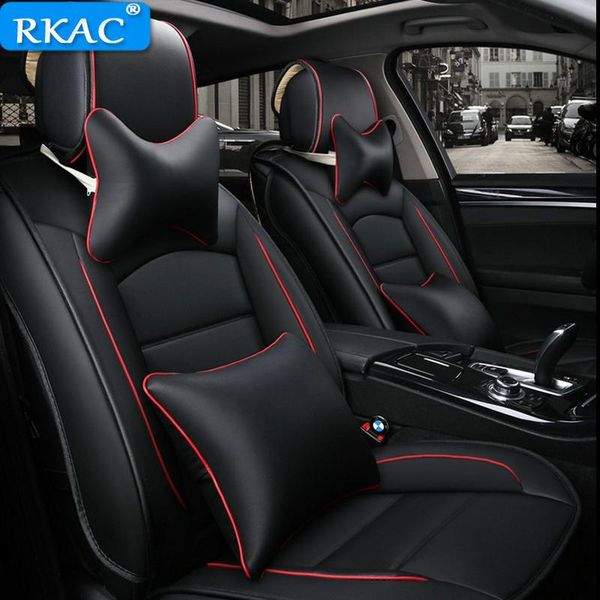 

seat cushions rkac luxury pu leather auto universal car covers automotive for 206 208 207 3008 308 rcz 508 408 2008