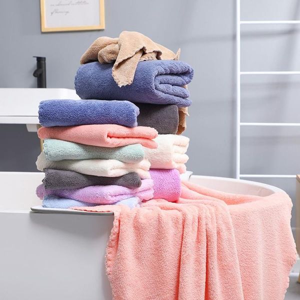 

towel 2pcs el bathroom absorbent luxury super large microfiber face towels bath soft set