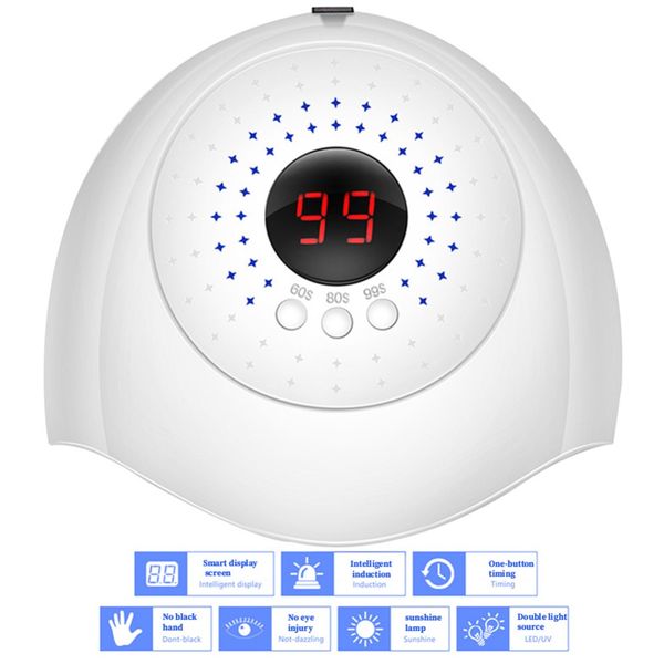 

36w uv led lamp nail dryer for all types gel 12 pcs leds lamp for nails 30s/60s/90s timer usb connector nail art