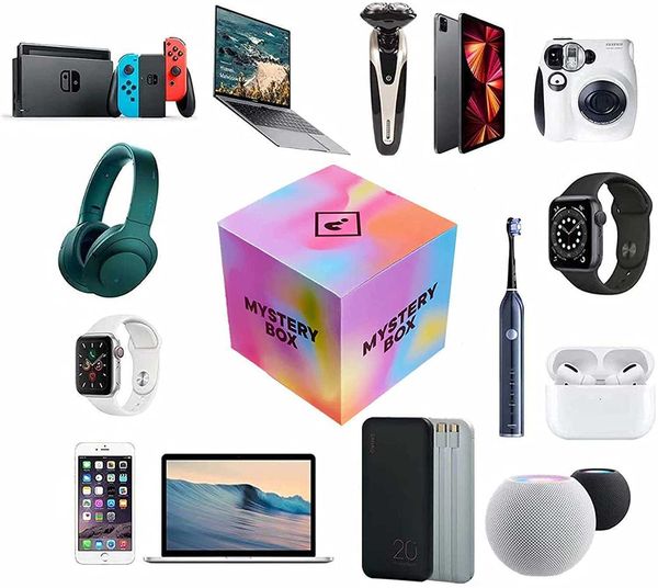 

electronics, mystery es random, birthday , lucky box for adults surprise gift, such as drones, smart watches, hello.