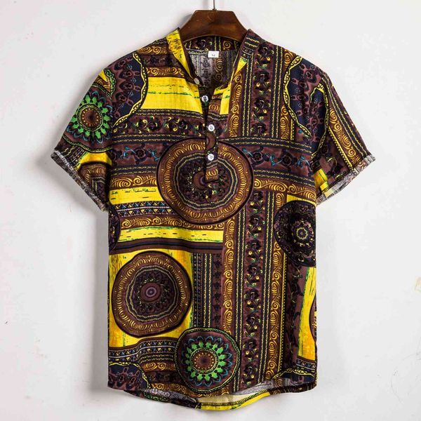 

boutique fashion shirt men's casual floral in summer of 2021, White;black