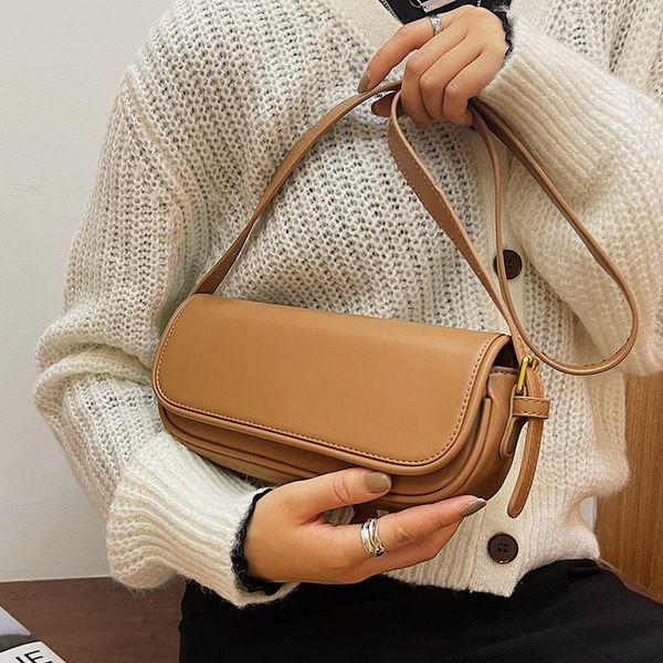 

evening bags niche design bag 2021 female autumn retro messenger senior shoulder square width: 24cm