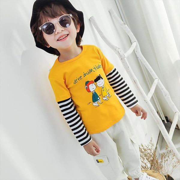 

Arrivel Striped Baby Girls Cotton Long Sleeve T Shirt 12m 8year Autumn Children Clothing Blouse Tops Boys, Blue