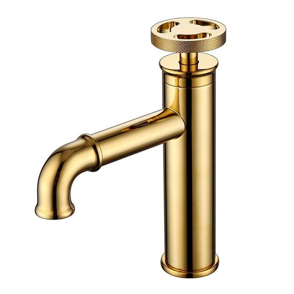 

bathroom basin faucet black gold tap sink faucets washing hand brass cold mixer water