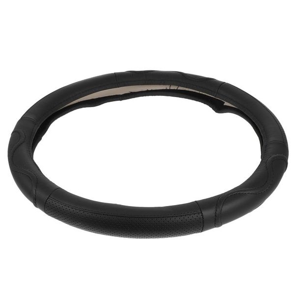 

steering wheel covers 1pc car protective sleeve durable cover for (black)