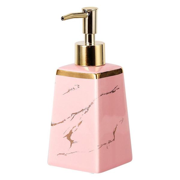 

liquid soap dispenser ceramic bathroom shampoo shower gel bottle gold 304 stainless steel head bath hardware birthday presents