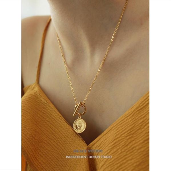 

chains and the united states to restore ancient ways like gold necklace fashion fold ot clasp numismatics sweater chain ins, Silver