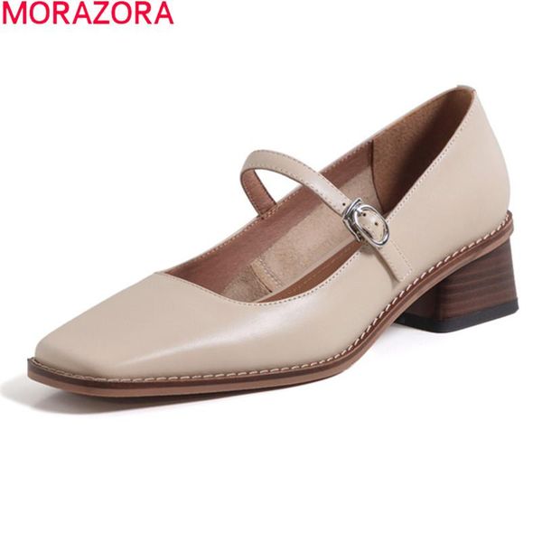 

arrival women pumps genuine leather ladies single shoes summer fashion buckle party casual apricot dress, Black