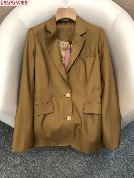 

luxury design elegant office lady timeless single breasted blazer women's suits & blazers, White;black