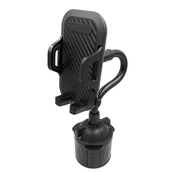 

car cup holder phone mount adjustable gooseneck stand for 3.5-7\" mobile phones b95c cell mounts & holders