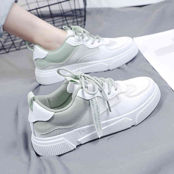 

dress shoes big size women sneakers autumn leather light white sneaker female platform vulcanized spring casual breathable sports y0hd, Black
