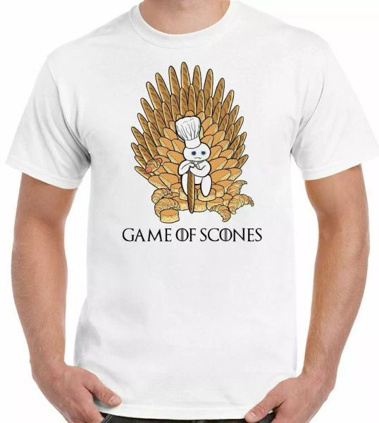 

Game of Throne Funny Scones Baker Parody Mash Up Mens got, White;black