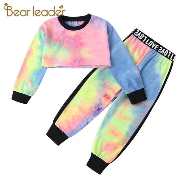 

girls colorful sweet clothing sets autumn active costumes casual letter print outfits kids clothes 210429, White