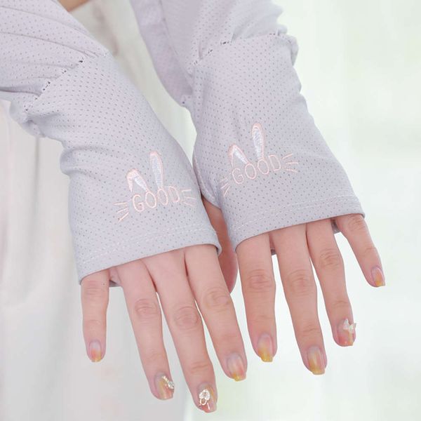 

prevent bask in cuff sunscreen women's general summer loose ice mesh breathable glove outdoor driving sleeve