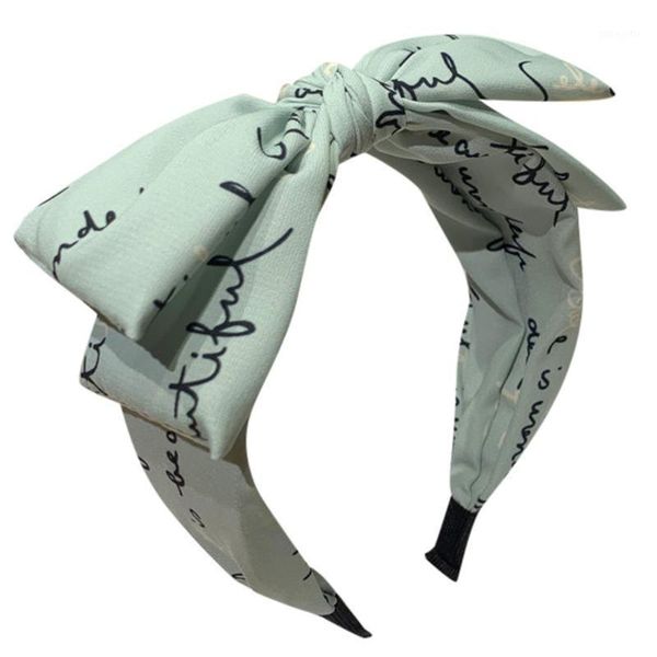 

accessory women's printed bow cross tie hair band headband girl polyester hoop selling1