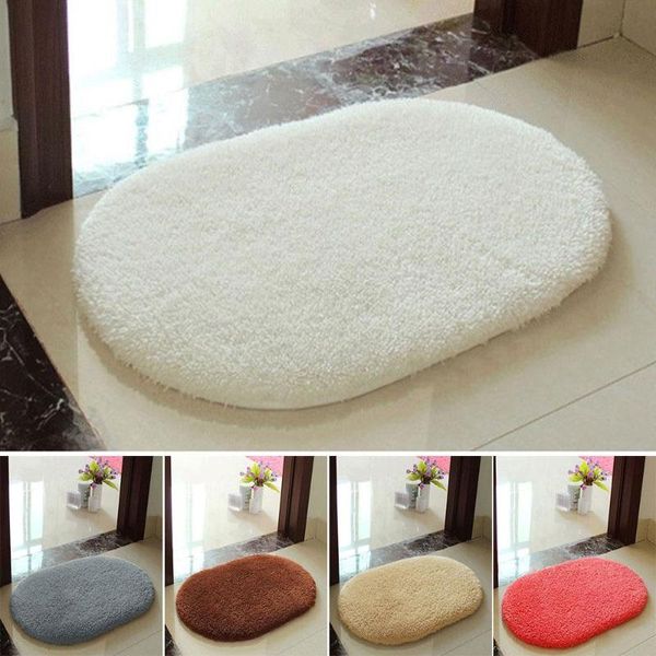 

cushion/decorative pillow anti-skid fluffy shaggy area rug bedroom bath bathroom floor door mat 5color