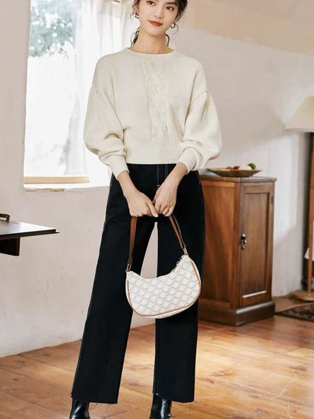 

autumn cropped pants contrast bright line wide leg women 1c8952211, Blue