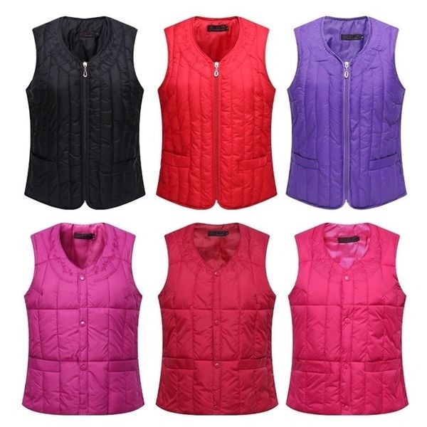 

winter down women outerwear autumn womens slim fit cotton vest sleeveless waistcoat jacket warm windproof female 4xl, Black;white